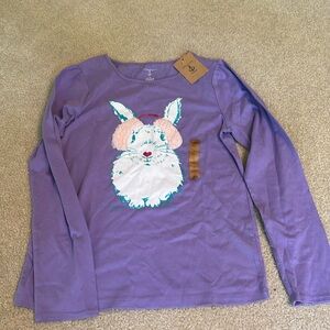 NWT Purple shirt with bunny